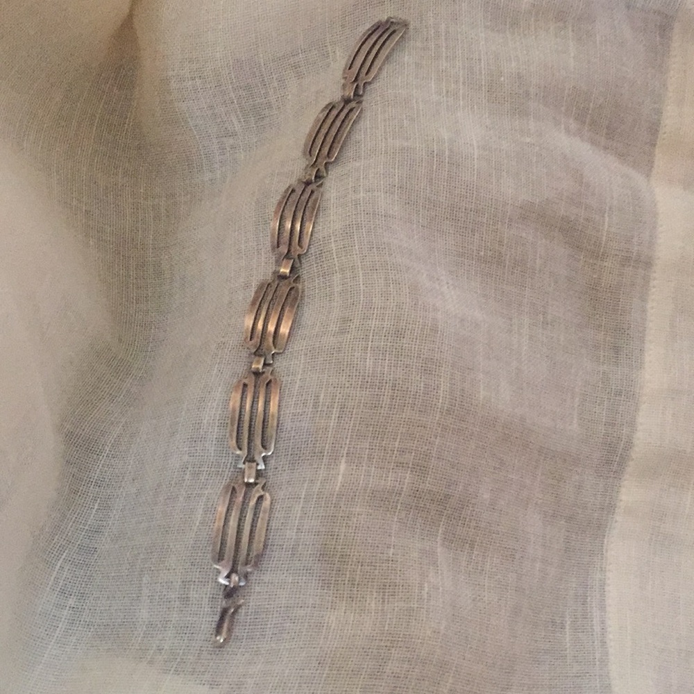 Sterling silver vintage bangle bracelet